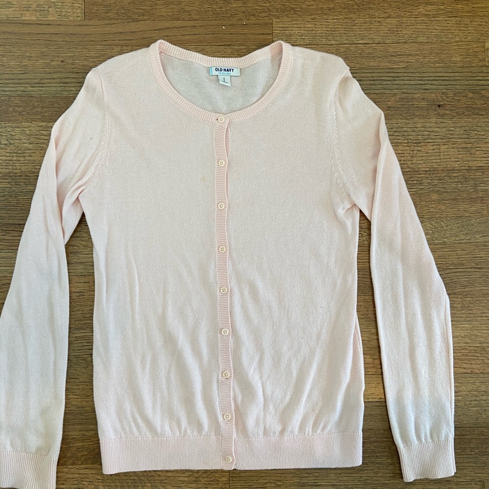 Old Navy light pink cardigan